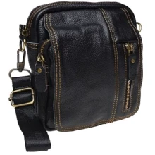 Чоловіча сумка через плече чорна Keizer (K1660-black): Стать Мужской