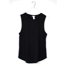 Майка H&M 4294183 S черная: Состав Вискоза
