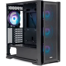 Корпус QUBE ARGON ARGB Black (ARGON_F1AU3): Форм-фактор материнской платы E-ATX/ATX/MicroATX/Mini-ITX