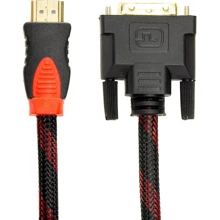 Кабель и переходник PowerPlant HDMI to DVI 1.5m (CA911127): Тип кабель