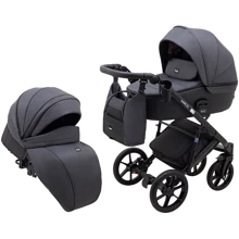 Коляска 2 в 1 Bair Marcel Light Экокожа BML-05 графит (680630): Тип коляски Универсальная коляска (2-в-1)