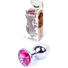 Анальний затор Boss Series - Jewellery Silver PLUG Pink S (BS6400008): Для кого унісекс