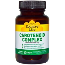 Country Life Carotenoid Complex Каротиноїдний комплекс 60 капсул: Вид Неферментные
