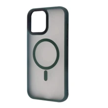 Чехол для iPhone WAVE Matte Insane Case with MagSafe Green for iPhone 14: Цвет зеленый