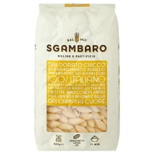 Макаронні вироби Sgambaro Gnocchetti Sardi 500 г (8009385331275): Вага нетто 500 г
