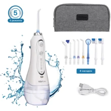 Зубная щетка H2ofloss Travel Kit HF-6 White: Назначение взрослая