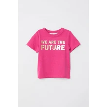 Футболка H & M 6217677 110-116 см рожева: Тип футболки