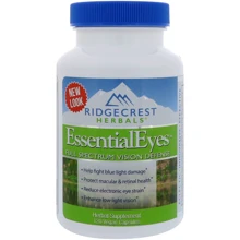 RidgeCrest Herbals, EssentialEyes, 120 Vegan Caps (RCH197): Форма випуску капсули