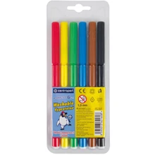 Фломастери CENTROPEN 7790/06 ТП, набір 06 шт. (7790/06 ТП): Тип На водній основі