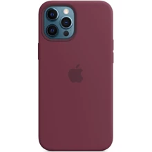 Чехол для iPhone TPU Silicone Case Plum for iPhone 12 Pro Max: Цвет фиолетовый