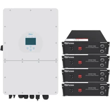 Система хранения энергии Deye SUN-15K-SG01HP3-EU-AM2-HV51100-4-20.48kW-LFP 15kW 20.48kWh 1BAT LiFePO4: Тип Гибридный