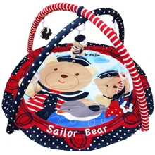 Килимок Baby Mix TK / Q3406C-62104 Ведмедики моряки, синій: Виробник Baby Mix