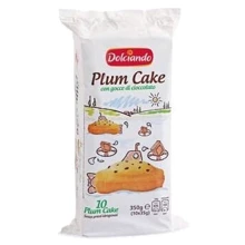Кекс в шоколаде Dolciando Plum Cake 350 г (WT1887): Вес нетто 350 г