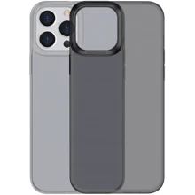 Чехол для iPhone Baseus Simple Transparent Black for iPhone 13 Pro: Цвет черный