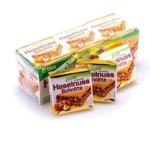 Вафли Excelsior Excelsior Haselnuss Schnitte 250 г (WT1463): Вес нетто 250 г