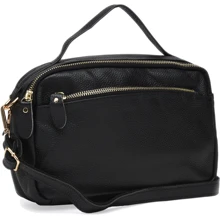 Женская сумка через плечо Keizer черная (K11189-black): Пол Женский