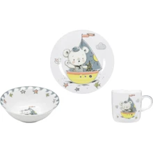 Дитячий набір посуду Limited Edition Little Sailor 3 ін. (C805): Матеріал фарфор