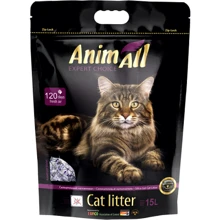 Наполнитель для кошачьего туалета AnimAll Premium Edition Фиолетовый аметист 15 л: Вид Силикагелевый