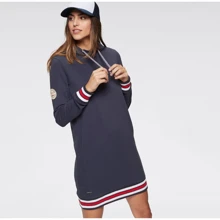 Платье KangaROOS 24518229 52 синее спортивное до середины бедра: Состав Хлопок, Полиэстер