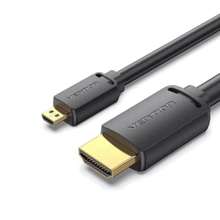 Кабель и переходник Vention HDMI - microHDMI 2 м Black (AGIBH): Тип кабель