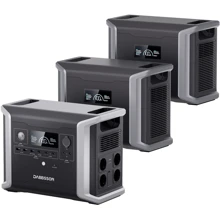 Зарядна станція Dabbsson DBS1300 + Додаткова батарея 2xDBS1700B 1200W 4730Wh: Ємність акумулятора, Вт/год 4730