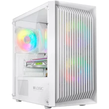 Корпус Logic concept ATOS MESH+GLASS ARGB fans 3x120mm WHITE (AM-ATOS-20-0000000-0002): Форм-фактор материнской платы MicroATX/Mini-ITX