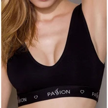 Спортивный топ с широкой резинкой Passion PS004 TOP black, size XL: Для кого Для женщин