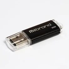 USB-флешка Mibrand 32GB Cougar Black USB 2.0 (MI2.0/CU32P1B): Стандарт USB USB 2.0