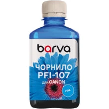 Чернила Barva Canon PFI-102/107 180ml C (C107-885): Цвет Cyan