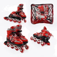Раздвижные ролики Best Roller колеса PVC 96056-L (39-43) Красные: Цвет красный