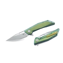 Нож и мультитул Bestech Knife SHRAPNEL Green and Gold (BT1802B): Тип ножа Туристический