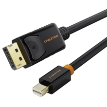 Кабель и переходник Сabletime Mini DisplayPort - DisplayPort (M/M), 3 м, 4K, Black (CD49N): Тип адаптер