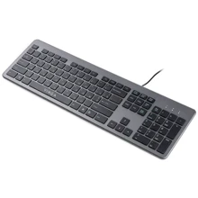 Клавиатура Vinga KB735 black-grey: Подключение проводное