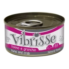 Влажный корм Vibrisse с тунцом и крабом 140 г (С1018360): Тип Влажный корм