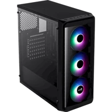 Корпус AEROCOOL SI-5200 RGB BG Black: Форм-фактор материнської плати ATX / Micro-ATX / Mini-ITX