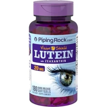 Piping Rock Lutein 20 mg + Zeaxanthin 180 Softgels Лютеин + зеаксантин: Тип лютеїн