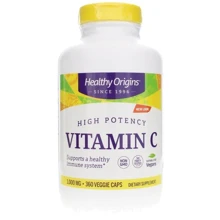 Healthy Origins Vitamin C, 1.000 mg, 360 Veggie Capsules (HOG-15228): Тип Витамин C