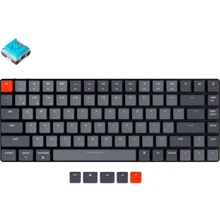 Клавіатура Keychron K3 84 keys, Low Profile Hot-Swap Optical White LED, Blue (K3D2_KEYCHRON): Підключення беспроводное