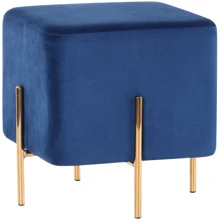 Пуф AMF Ritz Blue / Golden Chrom (547478): Виробник AMF