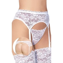 Пояс для чулок SoftLine Garterbelt 3305, S/M (white): Для кого Для женщин