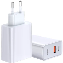 Зарядний пристрій Baseus Wall Charger USB-C and USB PPS Quick Charge 30W White (CCFS-C02): Особливості Power Delivery (PD), Швидка зарядка