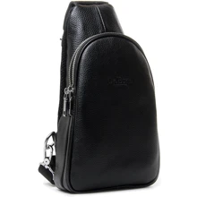 Чоловіча сумка-слінг Dr. Bond чорна (6706 black): Стать Чоловік