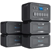 Зарядна станція Bluetti AC300 3000W + 4 battery module B300 12288Wh: Ємність акумулятора, Вт/год 300