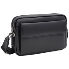 Мужская сумка через плечо Ricco Grande черная (K12030-3bl-black): Пол Мужской