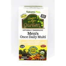 Natures Plus Source of Life Garden Mens Once Daily Multi 30 tabs Органические ежедневные мультивитамины для мужчин: Тип Мультивитамины