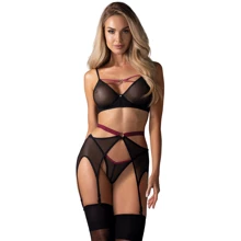 Комплект Obsessive Novenes 3-pcs set XS/S: Для кого Для женщин