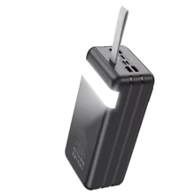 Внешний аккумулятор Hoco Power Bank 60000mAh J8B Electric 22.5W Black: Количество USB 4