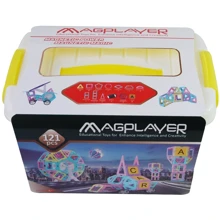 Конструктор Magplayer магнитный набор бокс 121 эл. (MPT2-121): Количество деталей, шт. 121