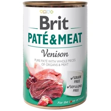 Влажный корм для собак Brit Pat and Meat Dog venison со вкусом оленины и курицы 400 г (8595602530403): Тип Влажный корм
