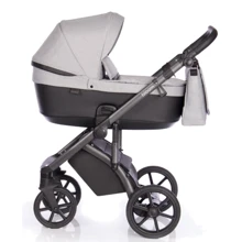Универсальная коляска 2 в 1 Roan Bloom 9023-RB-19, Silver Chevron, серый: Тип коляски Универсальная коляска (2-в-1)